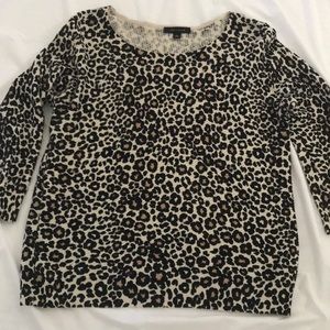 Ann Taylor leopard soft sweater